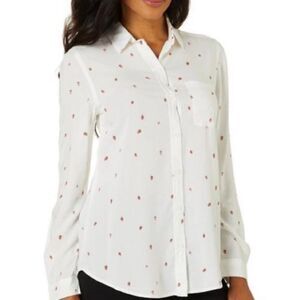 Beachlunchlounge Strawberry Button Down Shirt